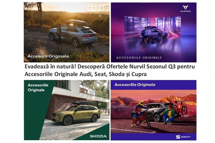 Ofertă Accesorii Originale Audi, Seat, Skoda & Cupra - Sezonul Q3